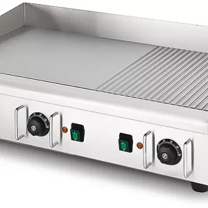 Masterfood - rostlap elektromos sima és bordázott, sütőfelület 728x400 mm 4,4 kW Alacsony ár