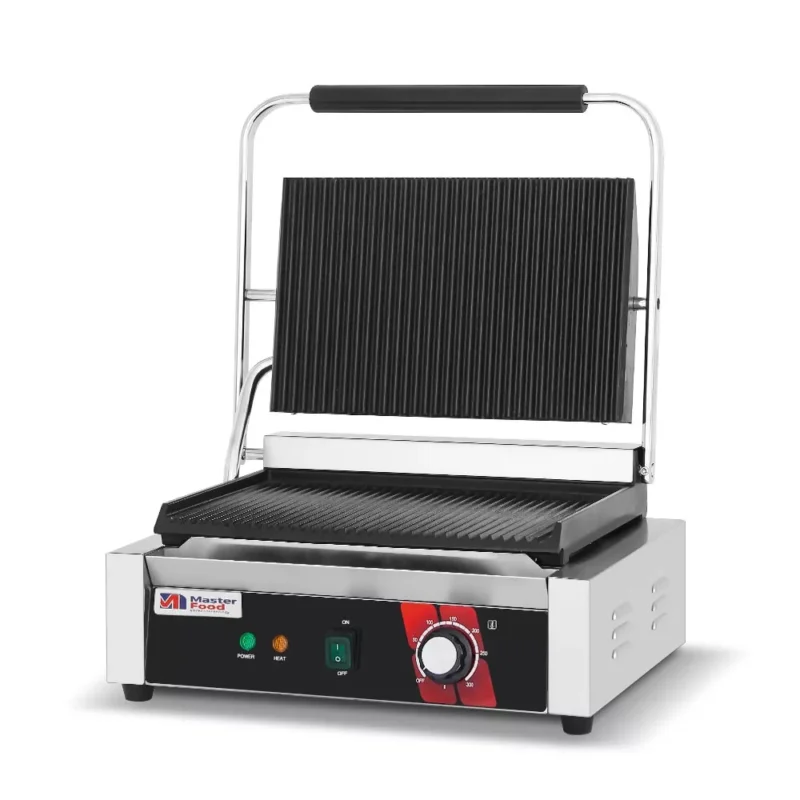 Gyors szállítás Masterfood - kontakt grill alul felül bordázott sütőfelület 36x28,5 cm