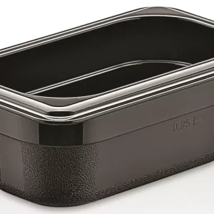 Polikarbonát GN edény 1/9 65 mm - fekete Vásárlói kedvenc