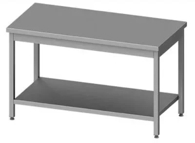 Exkluzív ajánlat MSS - Rm munkaasztal alsó polccal 1600x700x850 mm összeszerelhető VT167SL
