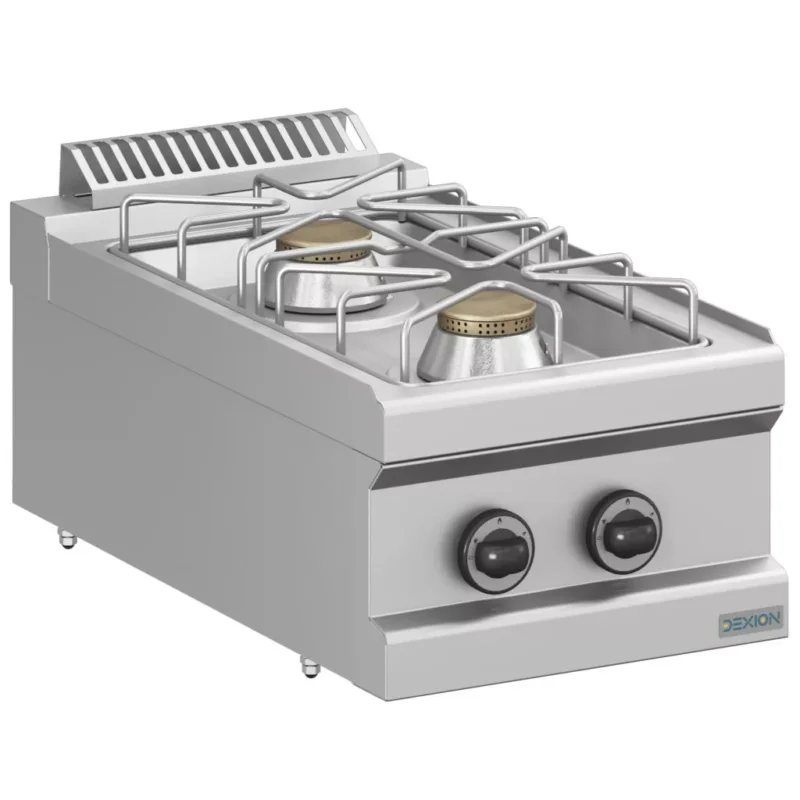 Dexion - Gáztűzhely 2 égős 400x714x250 mm asztali (DXMFB74TXS) Újdonság