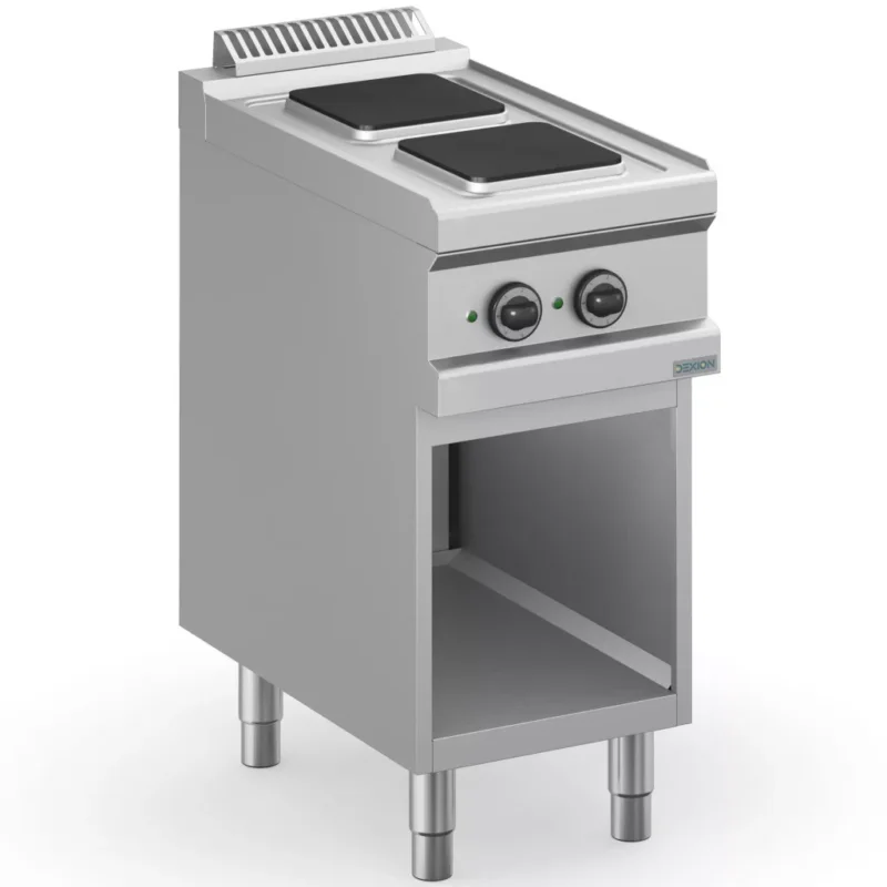 Dexion - Villanytűzhely 2 szögletes főzőlapos 400V 400x714x850 mm szabadonálló(DXMPQ74A) Olcsó