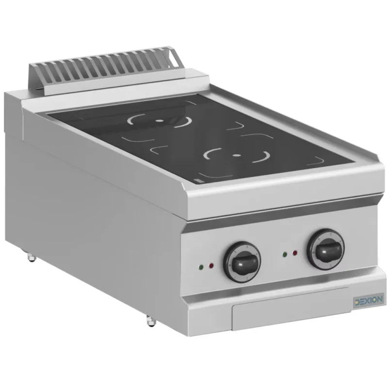 Újdonság Dexion - Indukciós főzőlap 2 főzőzónával 400V 400x714x250 mm asztali (DXMIN74T-M1)
