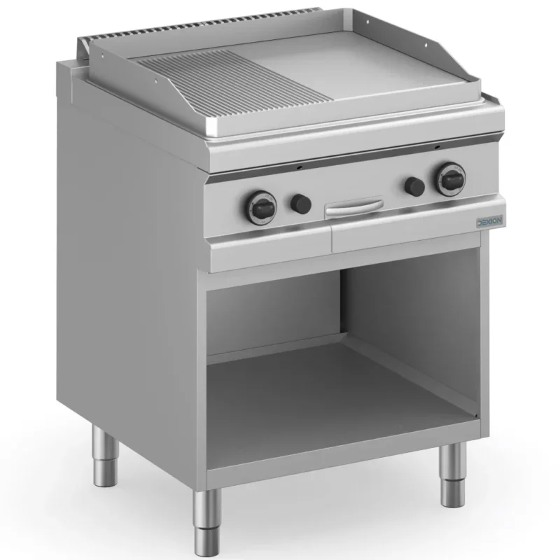Outlet Dexion - Rostlap gázos, sima és bordázott 700x714x850 mm szabadonálló (DXMFTG77ALR)