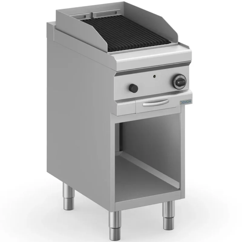Dexion - Lávaköves grill 400x714x850 mm szabadonálló (DXMPLG74A) Szezonális akció