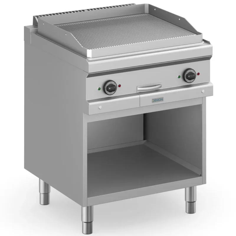 Árcsökkenés Dexion - Rostlap elektomos, bordázott 400V 700x714x850 mm szabadonálló (DXMFTE77AR)