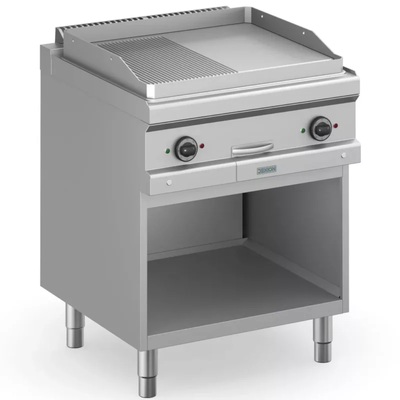 Dexion - Rostlap elektomos, sima és bordázott 400V 700x714x850 mm szabadonálló (DXMFTE77ALR) Rendeld meg most