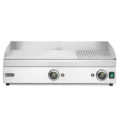 Hendi - Rostlap elektromos, sima+bordázott, sütőfelület 688x410 mm, 3,5 kW, Kitchen Line Legjobb ár