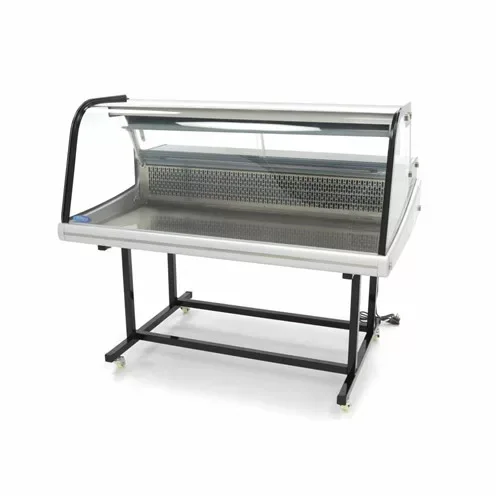 Maxima - Bemutató hűtővitrin guruló álvánnyal, 125 cm - 255 liter Prémium