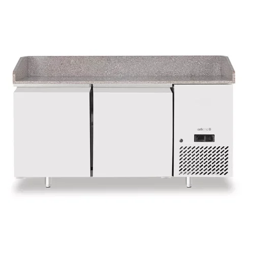 Hendi - Pizzapult - 2 ajtós, jobboldali aggregáttal, gránit lappal, Arktic, 250L, 230V/250W, 1510x800x(H)875mm Biztonságos fizetés