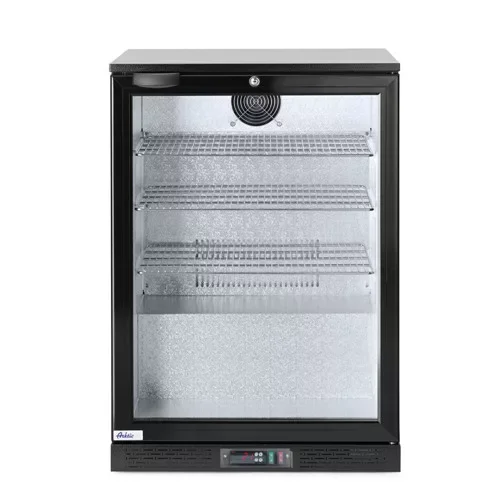 Expressz kézbesítés Hendi - Üvegajtós hűtő, bárhűtő Arktic, 105L, Fekete, 220-240V/120W
