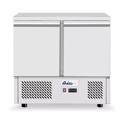 Hendi - Hűtött munkaasztal 2 ajtós alsó aggregáttal Kitchen Line 300L, Arktic, 230V/220W, 900x700x(H)890mm Kiárusítás