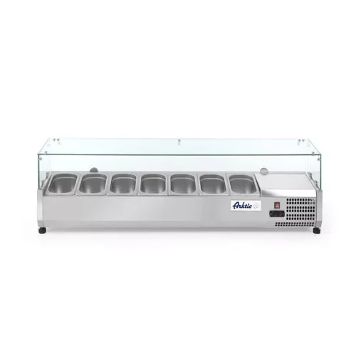 Hendi - Feltéthűtő - VRX1500-330, Arktic, 7x GN 1/4, 230V/180W, 1505x335x(H)460mm Vedd meg online