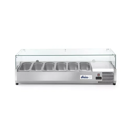Hendi - Feltéthűtő 6x GN1/3, Arktic, 230V/180W, 1405x420x(H)456mm Outlet