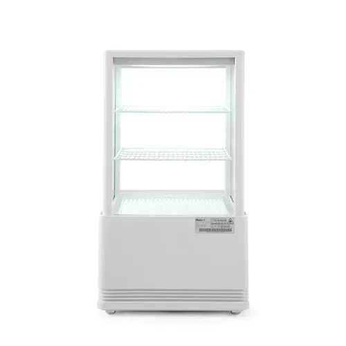 Hendi - Hűtött bemutatóvitrin, 58L, Arktic, Fehér, 230V/170W, 452x406x(H)830mm Exkluzív ajánlat