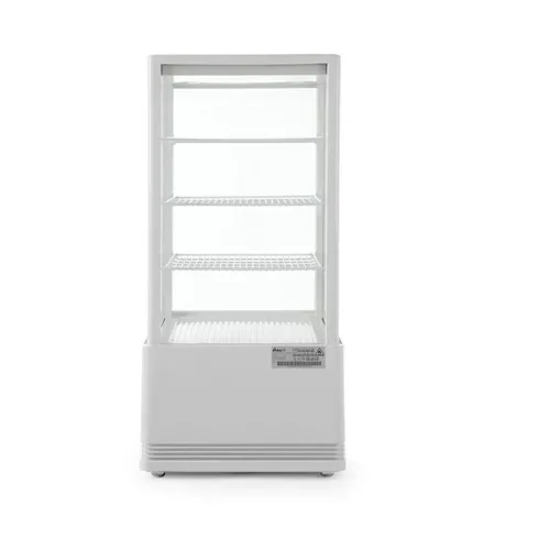 Hendi - Hűtött bemutatóvitrin, 78L, Arktic, Fehér, 230V/170W, 444x397x(H)940mm Gyors kiszállítás