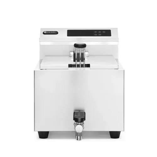 Ne maradj le Hendi - Elektromos olajsütő, fritőz, digitális, leeresztő csappal 8 liter 3,5 kW
