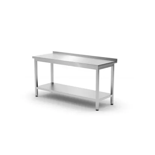 Legnépszerűbb Hendi - Rm munkaasztal alsó polccal, hátsó felhajtással 1200x600x850mm