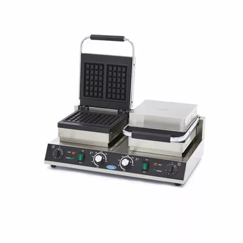 Alacsony ár Maxima - Gofrisütő dupla téglalap, 630x380x270 mm - 3kW