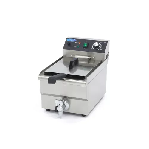 Maxima - Elektromos olajsütő, fritőz, leeresztő csappal, 10 liter 3kW Exkluzív ajánlat