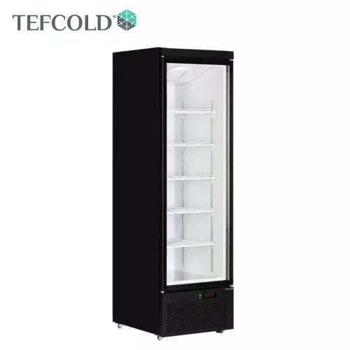 Tefcold - Üvegajtós hűtő 1 ajtós, 459 literes, FEKETE-FEHÉR, Atom Maxi C1DB Utolsó esély