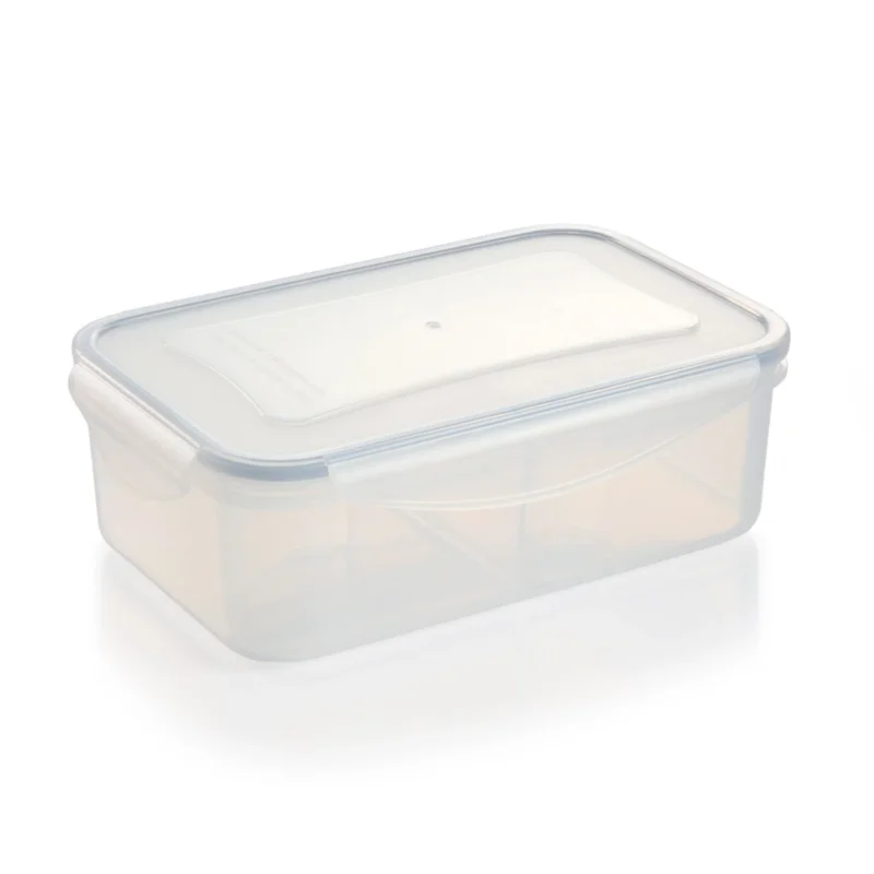 Expressz szállítás FRESHBOX tárolódoboz 2 tálkával 1,2 l, téglalap alakú
