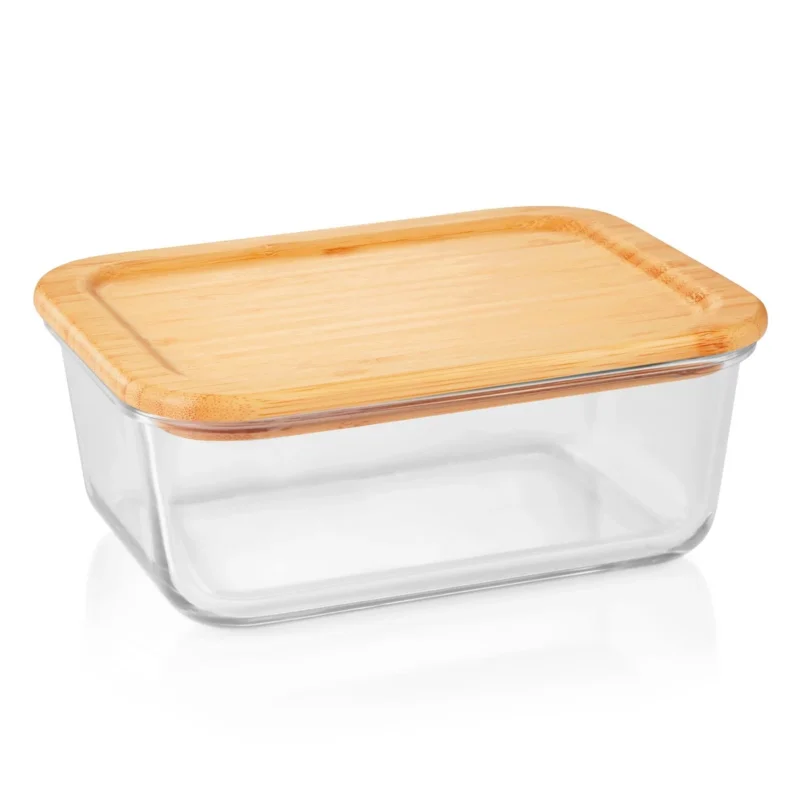 Legnépszerűbb ONLINE üveg tárolóedény 1,8 l, téglalap alakú