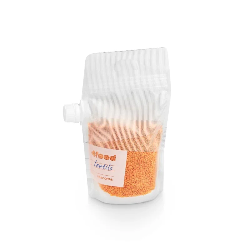 Szezonális akció 4FOOD 700 ml élelmiszertároló tasak adagoló kupakkal