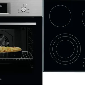 Utolsó esély AEG OA5AB21SM + HK654070FB beépíthető sütő + beépíthető főzőlap