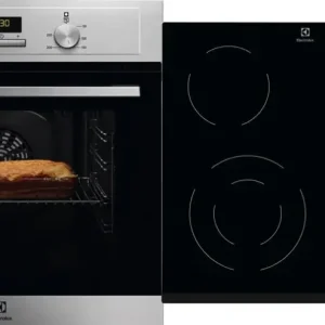Azonnal elérhető Electrolux EOF3H00BX+EHF6241FOK beépíthető sütő + beépíthető főzőlap