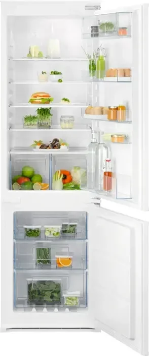 Szuper ajánlat Electrolux ENT6NE18S TwinTech 600 Beépíthető alulfagyasztós kombi hűtő, 177.2 cm