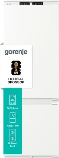 Szezonális akció Gorenje NRKI619D61WFE beépíthető alulfagyasztós hűtőszekrény