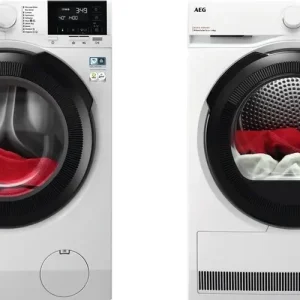 AEG LFR61944BE+TR819P4E mosógép + szárító Azonnali szállítás