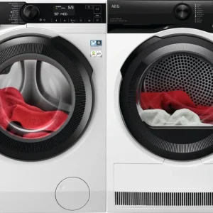 AEG LFR73844VE + TR7G8BE mosógép + szárító Kedvezményes ár