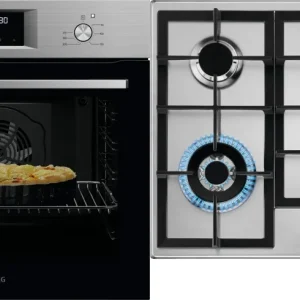 AEG OA5AB21SM + HGB64420SM beépíthető sütő + beépíthető főzőlap Népszerű