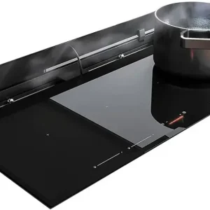 Alacsony ár Davoline S-DDH6 BRUSHLESS elszívó 4 zónás indukciós kerámialappal beépíthető indukciós főzőlap