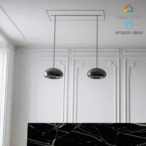 Sirius SLT-976 H200 TW WI-FI fekete mennyezetbe építhető páraelszívó Azonnal elérhető