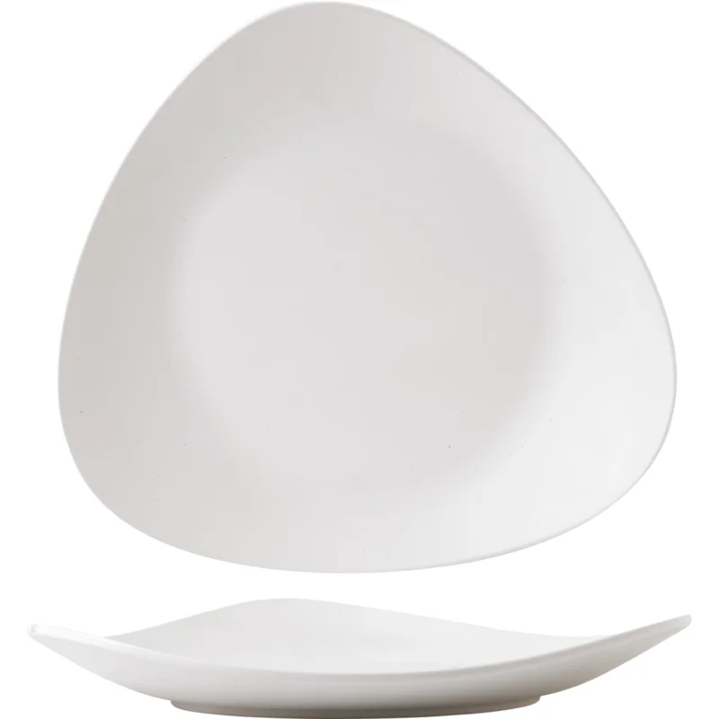 Nézd meg most CHURCHILL »Buffet« »Melamine« »Lotus« lapos tányér, hossza 350 mm, fehér