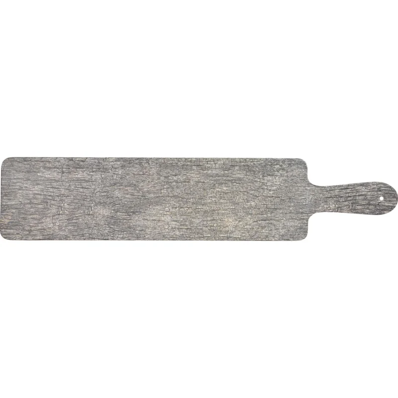 Legkelendőbb CHURCHILL Buffet Melamin tál, fogantyúval, hossza 610 mm, fa kinézettel
