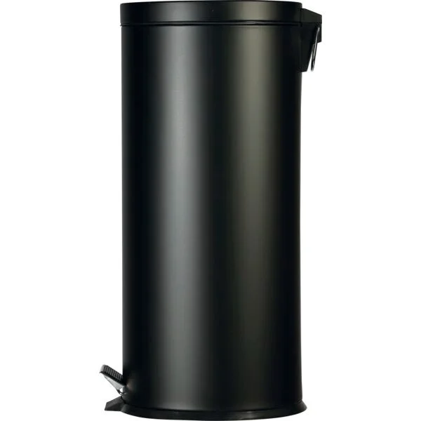 Fém pedálos szemétkosár, 30 l, fehér Kedvezmény