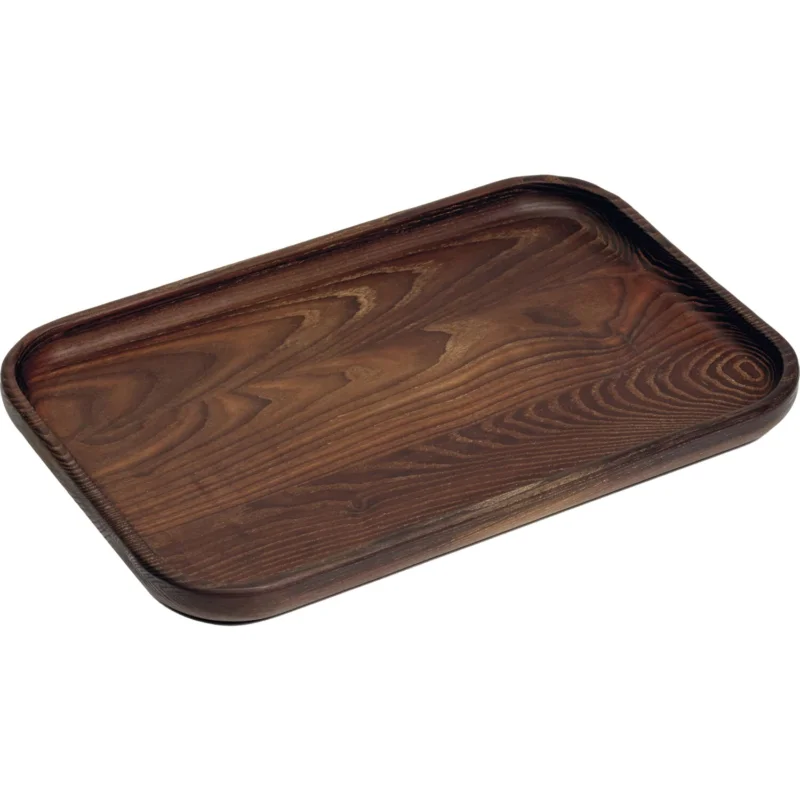 Outlet Téglalap alakú tálca, SERAX Pure Dark Brown/Wood, 36x24 cm