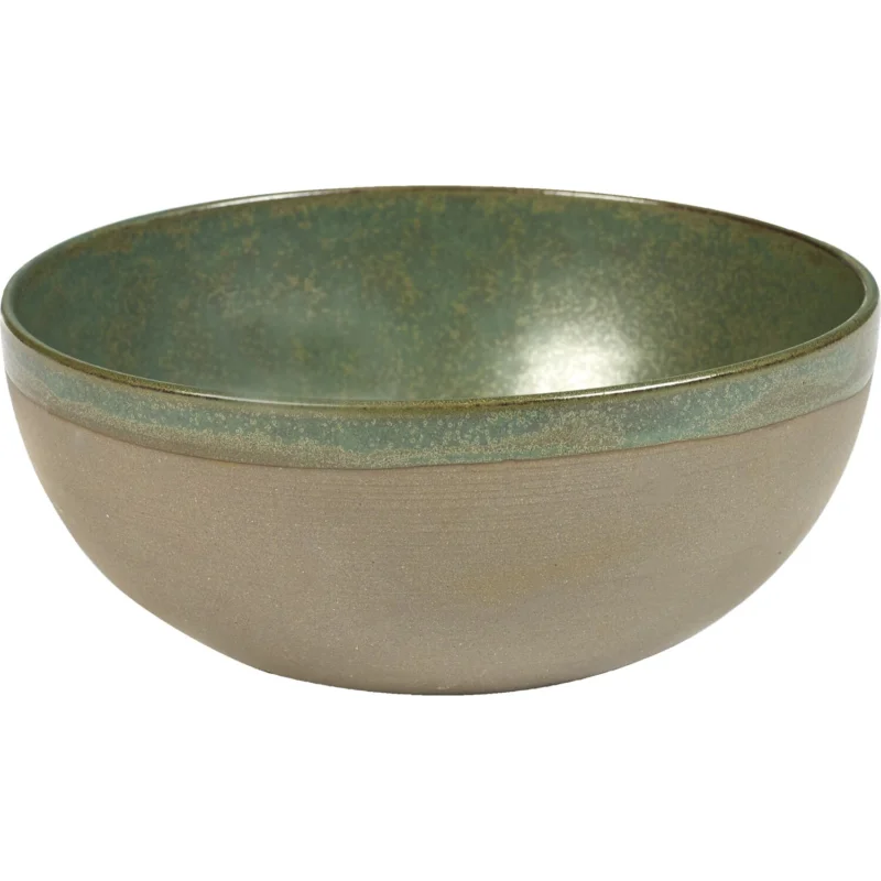 Biztonságos fizetés Tál, SERAX Surface L, 23,5 cm, camo zöld