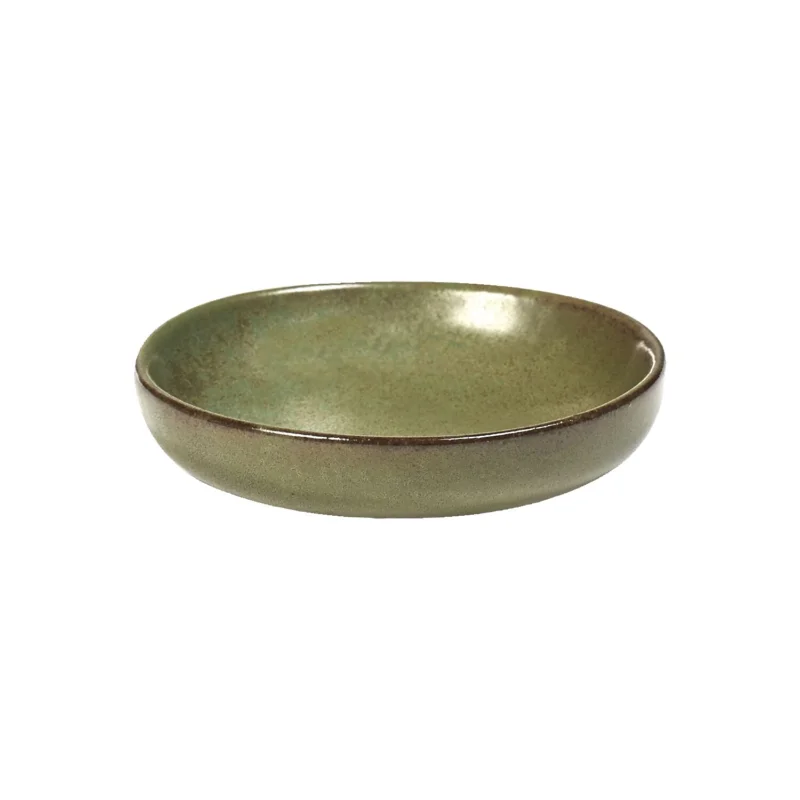 Csak ma Sekély tányér, SERAX Surface, 9 cm, camo zöld