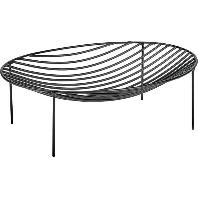 Azonnal elérhető Kosár lábakon, SERAX Metal Sculptures 35x25 cm, fekete