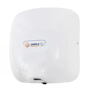 Forrólevegős kézszárító, Jet Dryer SIMPLE, fehér fém Ne maradj le