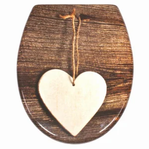 Schütte WC ülőke WOOD HEART Duroplast, Soft Close Ne maradj le