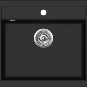 Konyhai mosogató, Aquasanita Quadro 565 black metallic Kiárusítás