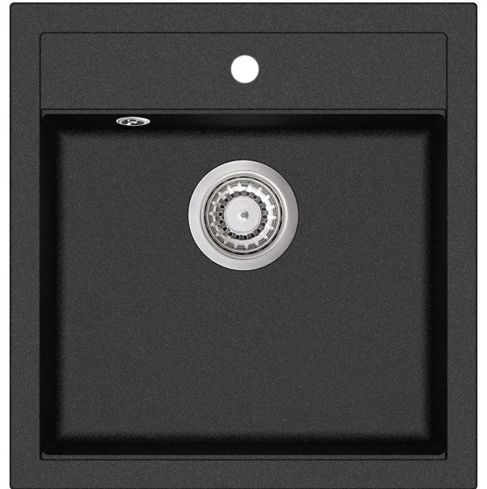 Konyhai mosogató, Aquasanita Tesa 490 black metallic Újdonság