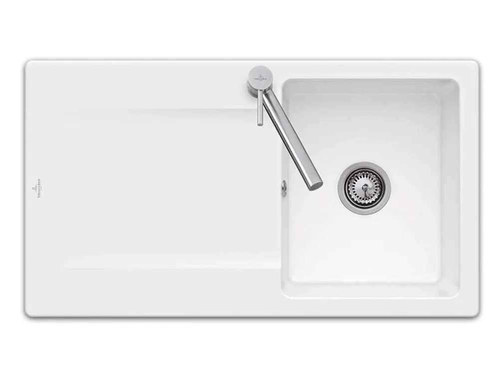 Népszerű Konyhai mosogató, Villeroy & Boch Siluet 900.0 fehér kerámia