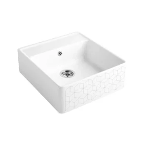 Konyhai mosogató, Villeroy & Boch Single 595 Mosaic fehér kerámia Mosaic Árcsökkenés